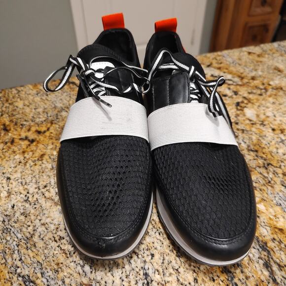 Steve Madden Antics ANTI01AS1 Black Red Sneaker Shoes Women's Size 10M - Picture 9 of 12